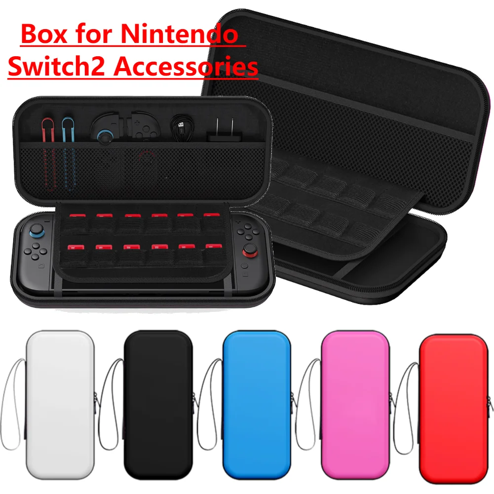 Box Für NS Schlanke Tragetasche für Nintendo Switch 2 EVA Hard Shell Schutzhülle Tragbare Lagerung Tasche für Switch 2 Zubehör Image