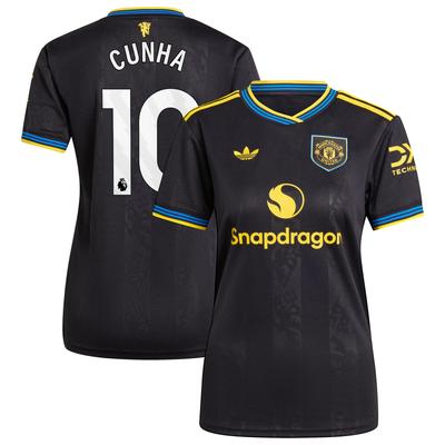 Manchester United adidas Ersatztrikot 2025-26 – Damen mit Aufdruck Cunha 10 Image