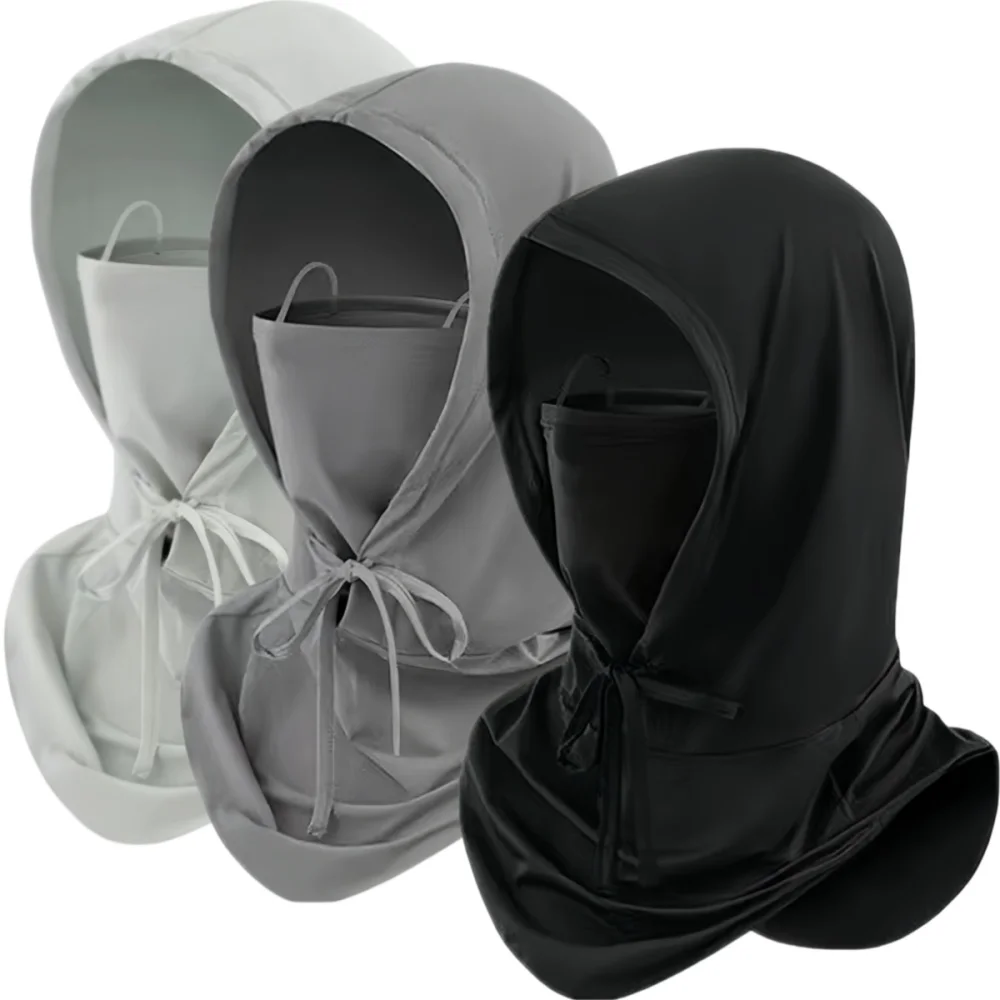 Sturmhaube, Gesichtsbedeckung, Sommer, kühlende Sturmhaube, Sonnenschutz, langer Hals, Abdeckung für Männer und Frauen, Radfahren, Motorrad, Angeln, Gesichtsmaske Image