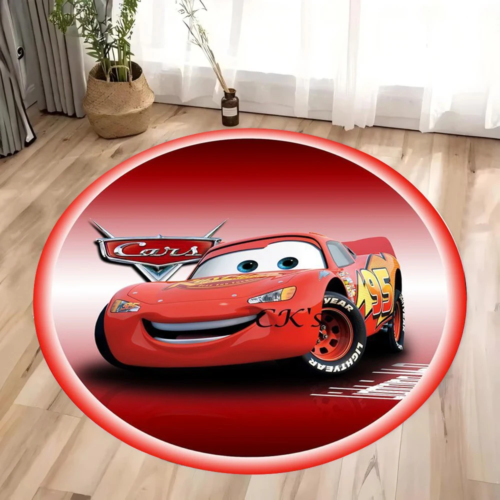 MINISO Cars Lightning McQueen-Rockteppich mit Themen für Wohnzimmer, Schlafzimmer, Bodenmatte, Kinderzimmer, Kinderzimmer, Spielbereich, Teppich, Geschenk