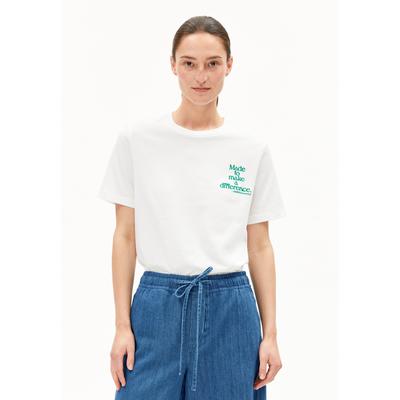 LUALAA DIFFERENCE | T-Shirt aus Bio-Baumwolle - weiss (L) Image