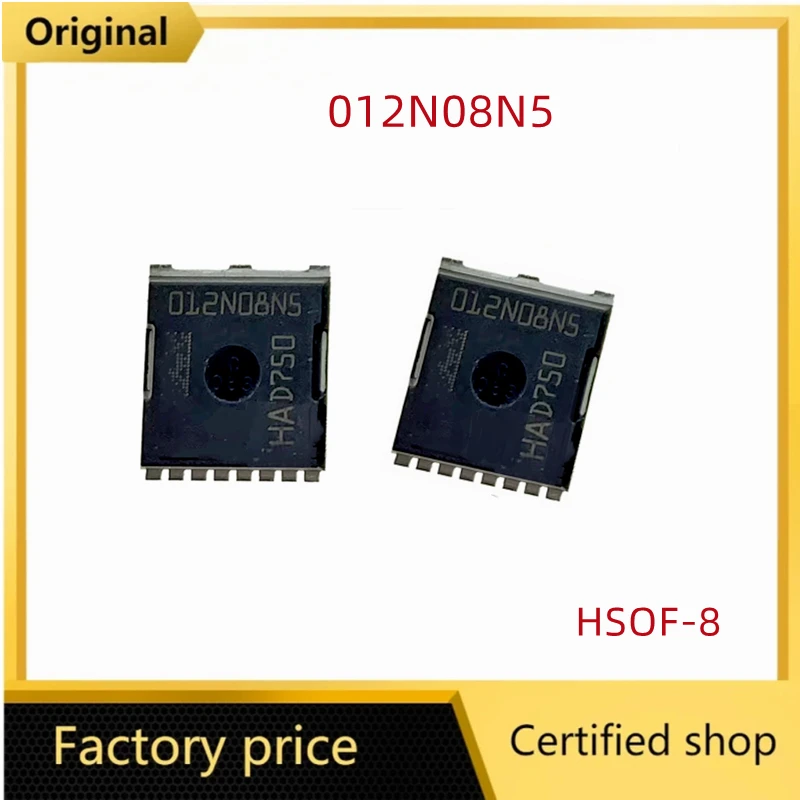 5PCS/Lot Original IPT012N08N5 012N08N5 HSOF-8 80V 300A high current low internal resistance MOS field effect IC tube