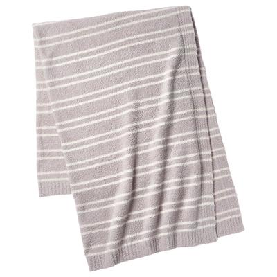 Barefoot Dreams Cozychic Doubled Stripe Blanket 45X60 - Sandston