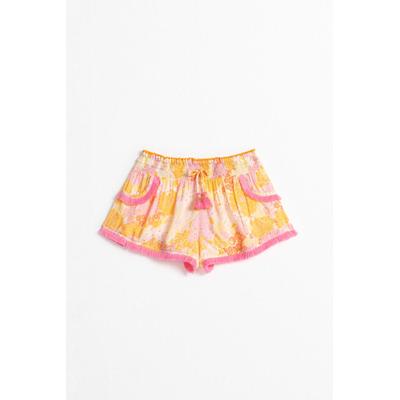 Poupette St Barth Kids Boxer Lulu - Yellow Flower Mix