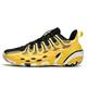 scarpe da corsa da uomo in rete gialla e nera – scarpe sportive leggere e traspiranti per palestra, allenamento e sport all'aria aperta