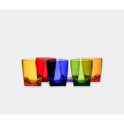 VESTA 'short' Tumbler Glass, Set Of Six, Multicolor