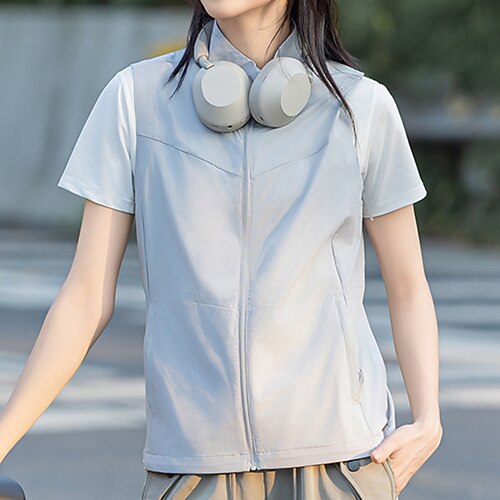 Damen Wanderweste Wasserdichte Weste Winter Herbst Draussen Wasserdicht Weste Jagd Angeln Klettern Purpur Grün Grau Image