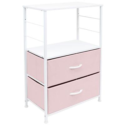 Sorbus 2 Drawer End Table