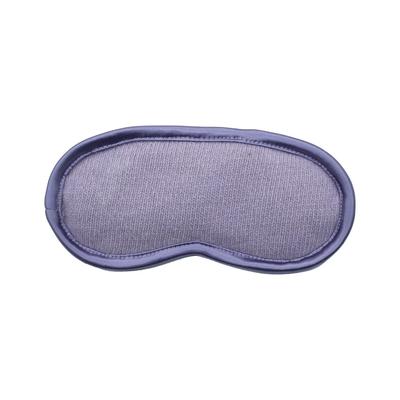 PORTOLANO Knitted Eye Mask With Satin Piping