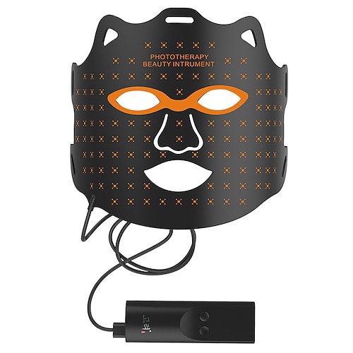 Valentinstagsgeschenke für Frauen 7 Farben Silikon LED-Gesichtsmasken-Photontherapie Porenverengende aufhellende Hauttönung Image