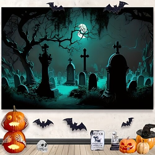 Halloween Skelett Modern Wohnzimmer Dekorationen Wand Tür Hintergrund Image