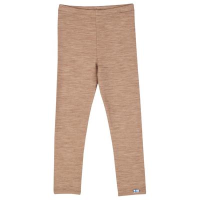 Finkid - Kid's Leikki Soft - Merinounterwäsche Gr 80/90 beige/braun Image