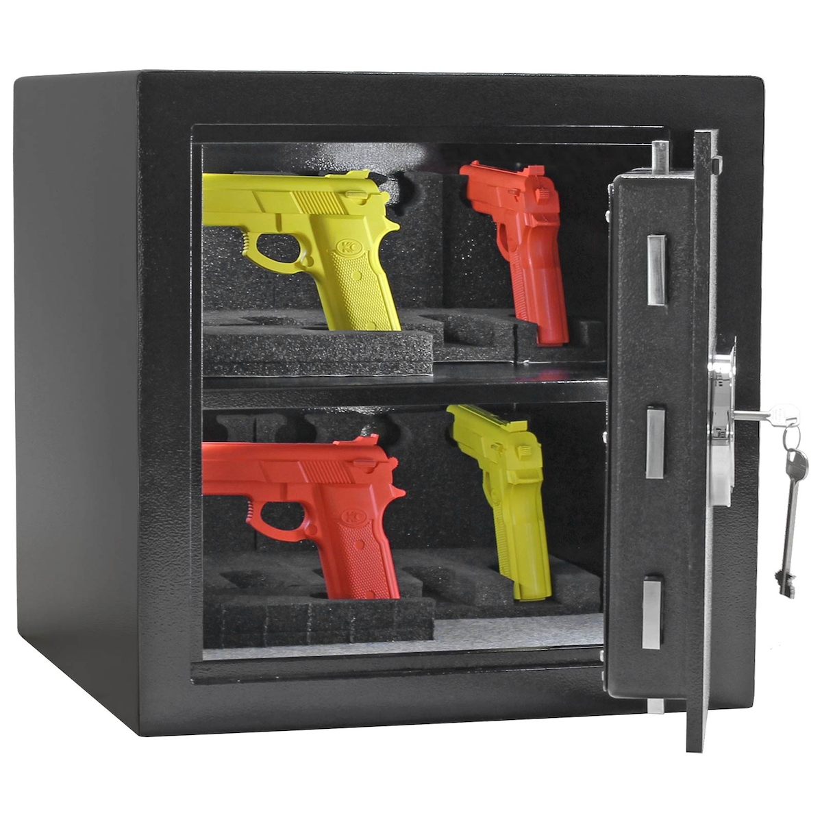 Profirst Kurzwaffentresor EN1 Mount 10 Doppelbartschloss schwarz Image