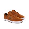 Sneaker DC SHOES "Crisis 2", Gr. 6(38), braun (braun, weiß), Obermaterial: Leder [Kuh] / Futter: Textil / Außensohle: Gummi, Schuhe
