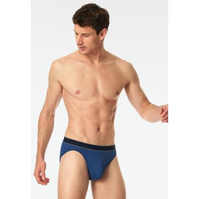 Rioslip SCHIESSER "Duality Function", Herren, Gr. 5, 803, blau, Single Jersey, Obermaterial: 30% Baumwolle, 30% Modal, 30% Polyamid, 10% sonstige Fasern, körpernah, Unterhosen, temperatur- und feuchtigkeitsregulierend, ohne Eingriff Image