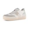 Plateausneaker GABOR, Damen, Gr. 42, beige (hellbeige), Veloursleder, Textil, sportlich, Schuhe, Freizeitschuh, Halbschuh, Schnürschuh in Teddy-Optik