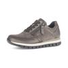Keilsneaker GABOR "Turin", Damen, Gr. 41, gold (taupe, bronzefarben), Ziegenveloursleder, Glattleder, metallic, sportlich, Schuhe, Freizeitschuh, Halbschuh, Schnürer mit Komfortweite H (=sehr weit)