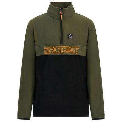 Protest - Kid's Prtskylar 1/4 Ziptop - Fleecepullover Gr 128 oliv/schwarz Image
