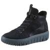Winterboots WALDLÄUFER "H-LIVIA", Damen, Gr. 6 (39), blau (dunkelblau), Nubukleder, Nappaleder, sportlich, Schuhe, Schnürboots, Komfort-Stiefelette in Bequemweite G (= weit), Topseller
