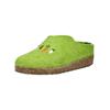 Hausschuh HAFLINGER "Haflinger Hausschuhe Filz", Damen, Gr. 41, grün, casual, Schuhe