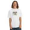 T-Shirt DC SHOES "Rose And Thorn Star", Herren, Gr. XS, weiß, 75% Baumwolle, 25% Baumwolle, Kurzarm, Shirts
