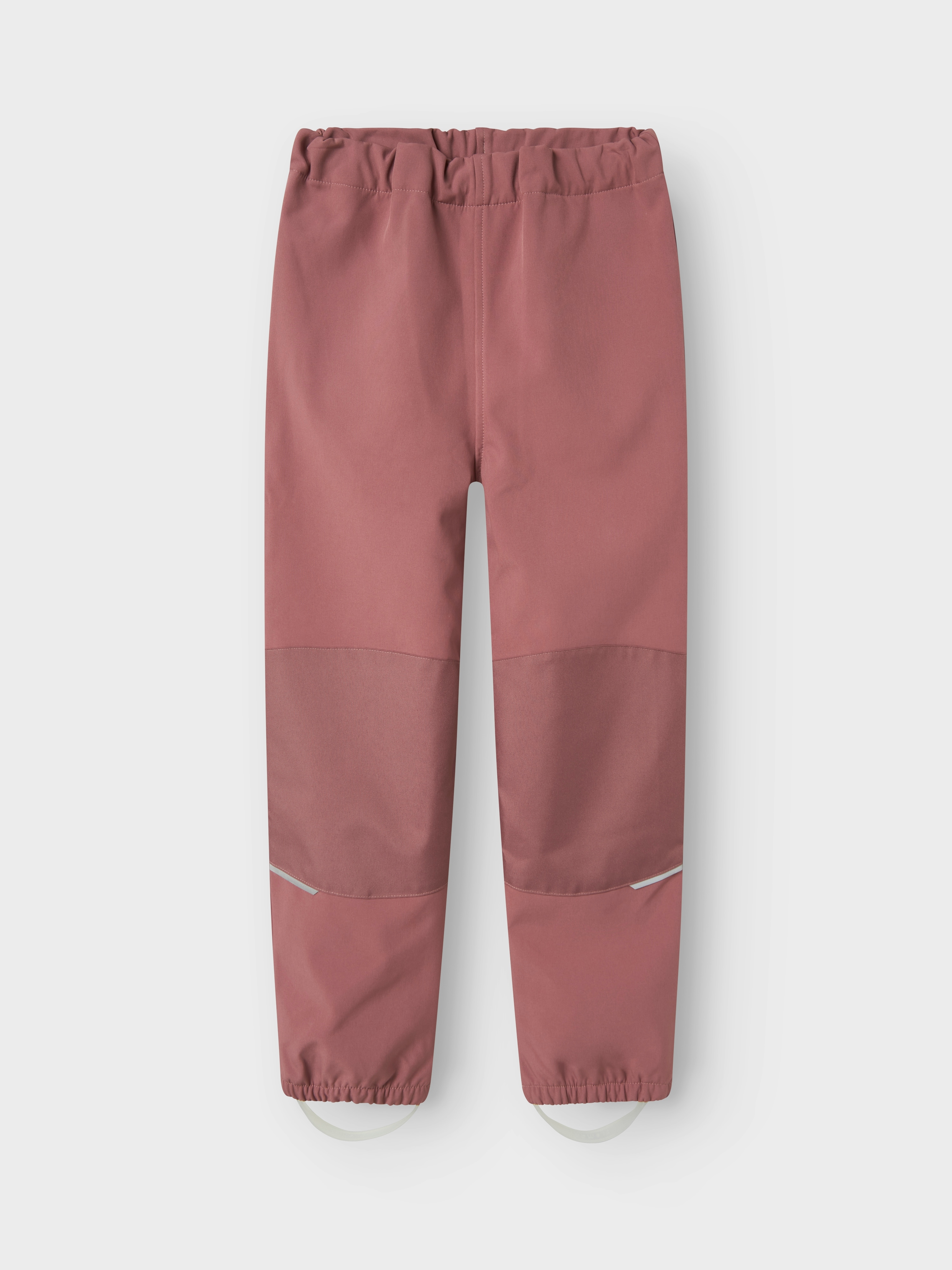 Regenhose NAME IT "NKNALFA PANT SOLID NOOS", Mädchen, Gr. 134, N-Gr, rosa (wistful mauve), Softshell, Obermaterial: 96% Polyester, 4% Elasthan, unifarben, regular fit normal, Hosen Regenhose