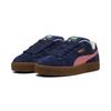 Sneaker PUMA "Suede XL Sneakers Erwachsene", Gr. 46, persian blau gum beige, Obermaterial: Kuhleder, Synthetik; Futter: Textil, Synthetik; Innensohle: Textil; Laufsohle: Gummi, Schuhe