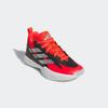 Basketballschuh ADIDAS PERFORMANCE "CROSS 'EM UP SELECT", Gr. 38, weiß (cloud weiß, silber metallic, crystal weiß), Textil, Synthetik, sportlich, Schuhe