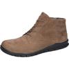 Schnürboots WALDLÄUFER "HECTOR", Herren, Gr. 7,5 (41), braun (schlamm), Nubukleder, unifarben, sportlich, Schuhe, High Top Sneaker, Stiefelette, Casual-Boots in Komfortweite H