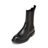 Chelseaboots MARC O'POLO "aus edlem Rindleder", Damen, Gr. 40, schwarz, Obermaterial: 100% Leder (Rind), unifarben, Schuhe