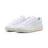 Sneaker PUMA "Puma Club Klassika SL Sneakers Damen", Gr. 38.5, weiß sea glass silber blau metallic, Obermaterial: Textil, Synthetik; Futter: Textil, Synthetik; Innensohle: Textil; Laufsohle: Gummi, Schuhe