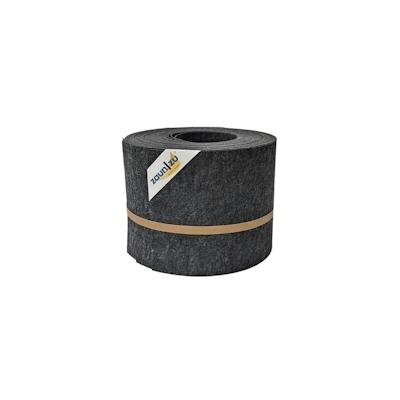 zaun|zu® Sichtschutz Design Vlies für Doppelstabmatten Schwarzgrau 10x 2,55m Image