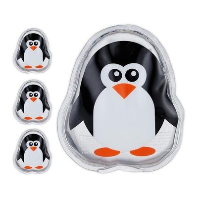 relaxdays 4er-Pack Kühlpads »Pinguin«