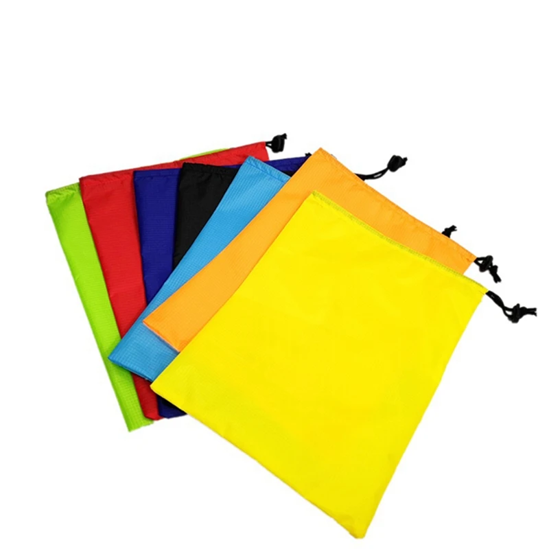 1PC Outdoor Camping Wandern Reise Lagerung Taschen Wasserdichte Schwimmen Tasche Kordelzug Schuhe Beutel Fall Organizer Kits Image