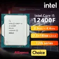 Intel Core i5-12400F Nuovo CPU i5 12400F 2,5 GHz 6 core 12 thread 10NM L3=18M 65W LGA 1700