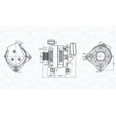 Magneti Marelli Generator [Hersteller-Nr. 063377578010] für BMW Image