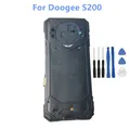 Nuovo originale per Doogee S200 custodia per batteria posteriore con guscio per telefono cellulare con custodia per sensore di impronte digitali paraurti