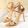BIGTREE Schuhe Schnalle High Heels 2025 Neue Frauen Heels Sandalen Stiletto 11 cm Sexy Heels Party Schuhe Frauen Pumpen damen Schuhe