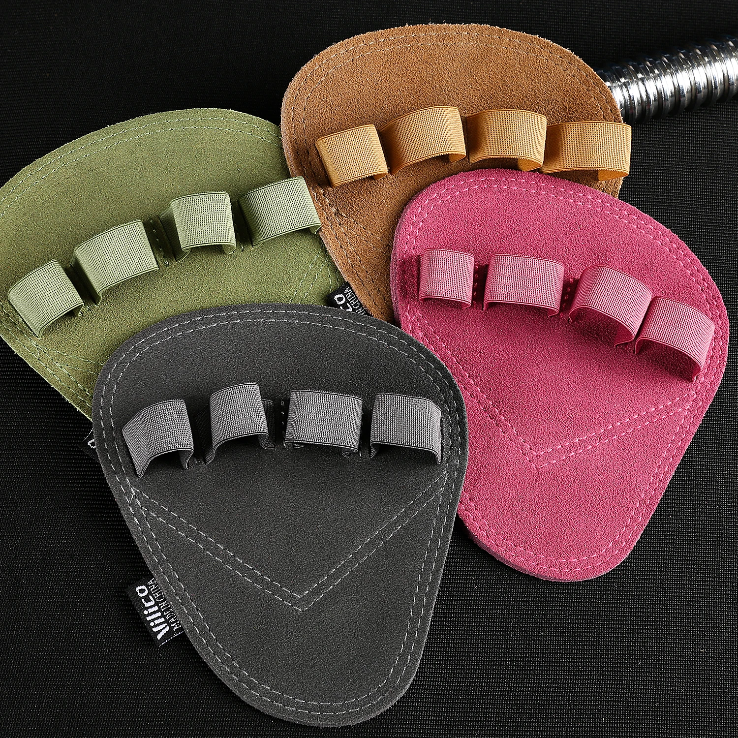 Cowhide Gym Gloves Grips Anti-Skid Weight Power Belt Lifting Pads Deadlift Belt Workout Crossfit Fitness Gloves Palm Protection