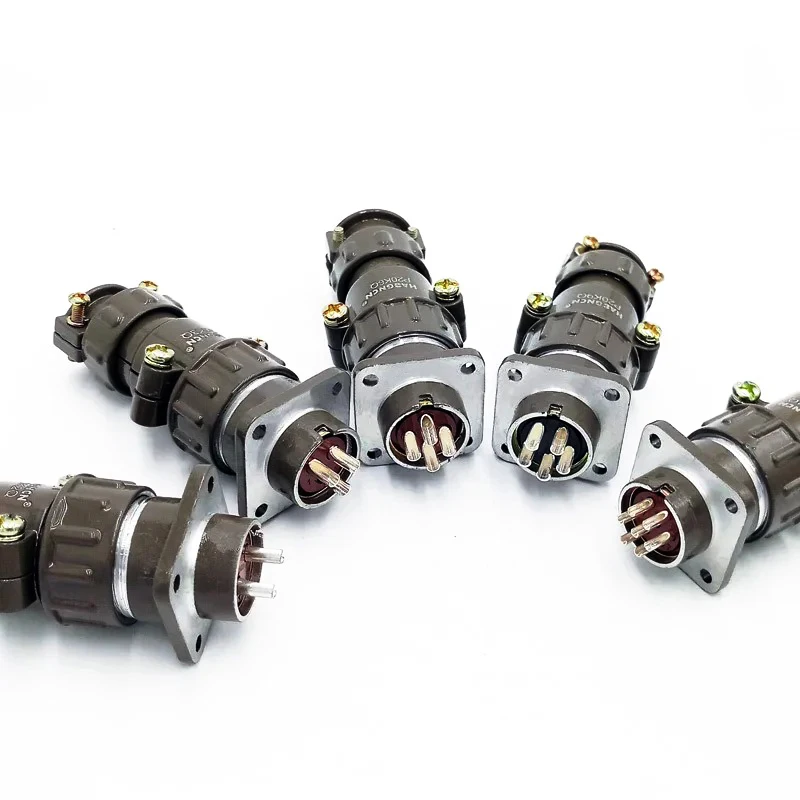 Steckverbinder der P20-Serie 2.3.4.5.7 Kern 20 mm Stecker und Buchse P20K2Q P20J2Q weiblich männlich Image