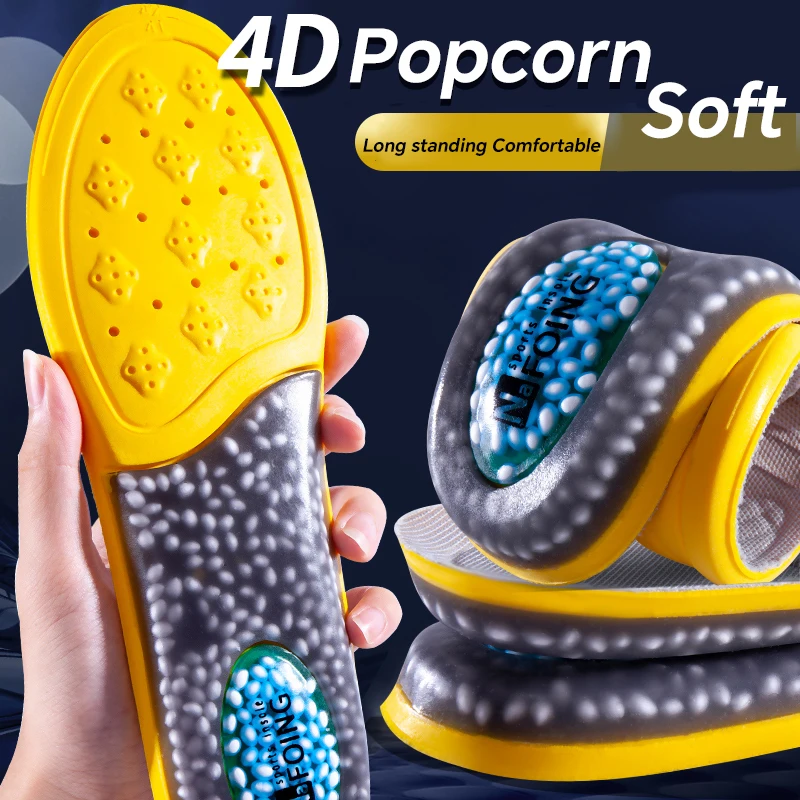 Sport-Einlegesohlen, Fußgewölbeunterstützung, atmungsaktives Technologie-Design, Stoßdämpfung, Schuhe, Polster, Outdoor, Laufen, Rzoom, Luftpolster-Einlegesohle Image