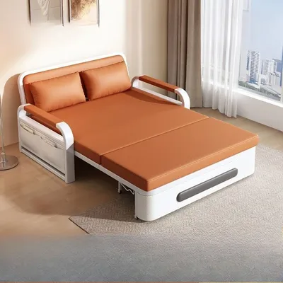 Fresh Foldable Home Sofa Fold Bed Furniture Set Living Room Furniture Minimalist Bed Foldable Lazy Sofá