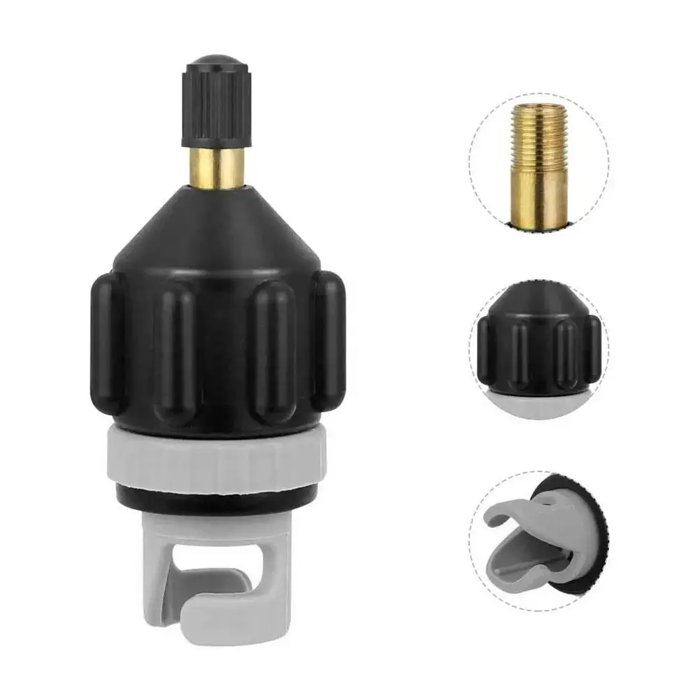 1PC Universal Elektrische Pumpe Adapter für Kajak SUP Schlauchboot Luft Ventil Umwandlung Düse mit Quick Connect Design Image