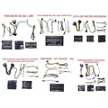 Cablaggio universale a 16 pin Antenna GPS Video Audio Cavo di ingresso telecamera RCA Adattatore USB per unità principale del sistema Android per auto Audi