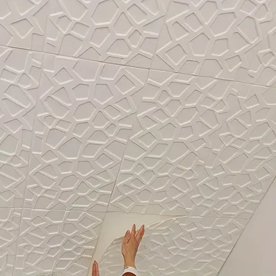 35*35 cm 3D Grid Zimmer Warme Dekoration Selbst-klebe Wand Aufkleber Schaum Wasserdichte Anti-kollision Tapete decke Hintergrund Image
