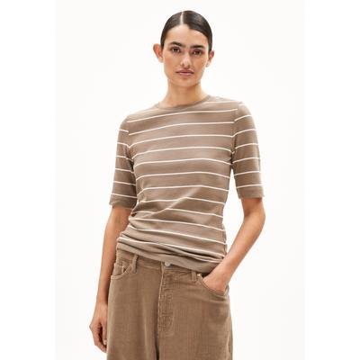 JAANISARA FINE STRIPE | T-Shirt aus Bio-Baumwoll Mix - mehrfarbig (L) Image