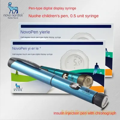 Novo Nordisk Easy Insulin Injection Pen Novo Pen Children's Blood Glucose Memory Injection Pen Scale 0.5 Units