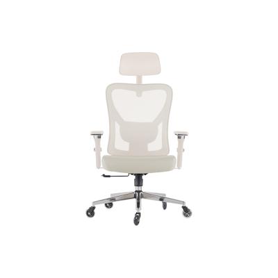 CLOUVOU CleverSeat, ergonomischer Bürostuhl, Rückenlehne mit Mesh Bezug, 4D-Armlehnen, 3D-Kopfstütze, BladeWheels Image