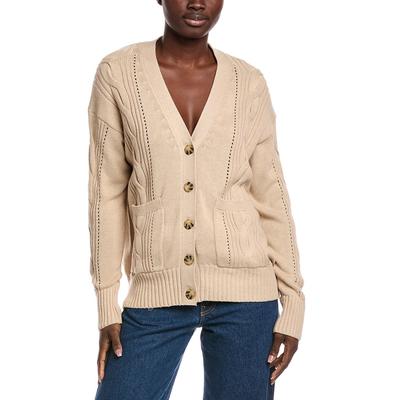 Minnie Rose Cashmere-Blend Oversized Cardigan
