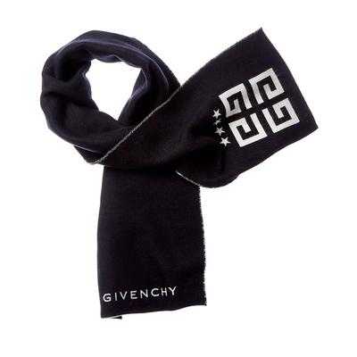 Givenchy 4G Reversible Wool & Silk-Blend Scarf
